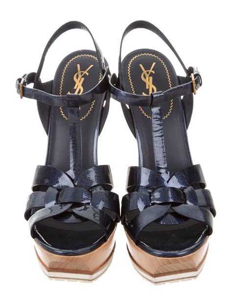 ysl tribute sandals sale|yves saint laurent heeled sandals.